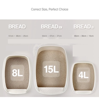 Chậu vệ sinh cho mèo CATIDEA 3 size