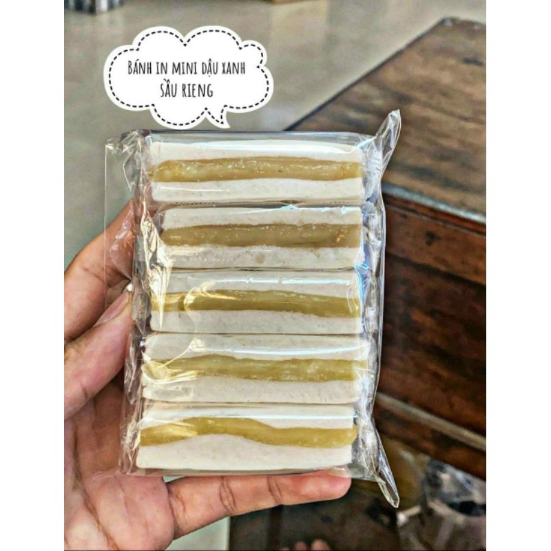 Bánh in mini Đậu Xanh Sầu Riêng Dẻo [FREE SHIP]TỪ ĐƠN 50K, [Loại Đặc Biệt] Hàng ngon nhà làm