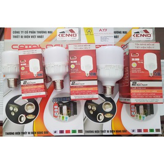 Bóng Đèn Led Trụ KENNO 5W, 10W, 15W, 20W, 30W, 50W [Bảo Hành 2 Năm]