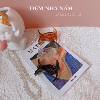 🎀 KẸP TÓC CÀNG CUA 3 RĂNG KHÔNG GÃY - [ Nhà Nấm handmade ]