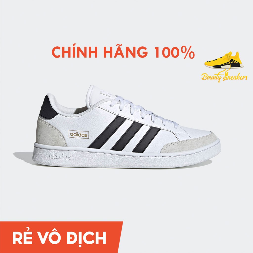 [Adidas giày]Giày Sneaker Thời Trang Nam Adidas Grand Court Trắng FW3277 - Hàng Chính Hãng - Bounty ?