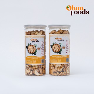 1KG Hạt Điều Bình Phước Rang Muối Vỡ Đôi Sạch Vỏ Loại A,2 Hộp, Ngon Giòn,Bao Test Bao Đổi Trả