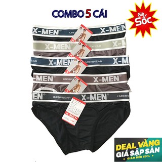 Combo 5 quần lót nam quần xì nam X.men