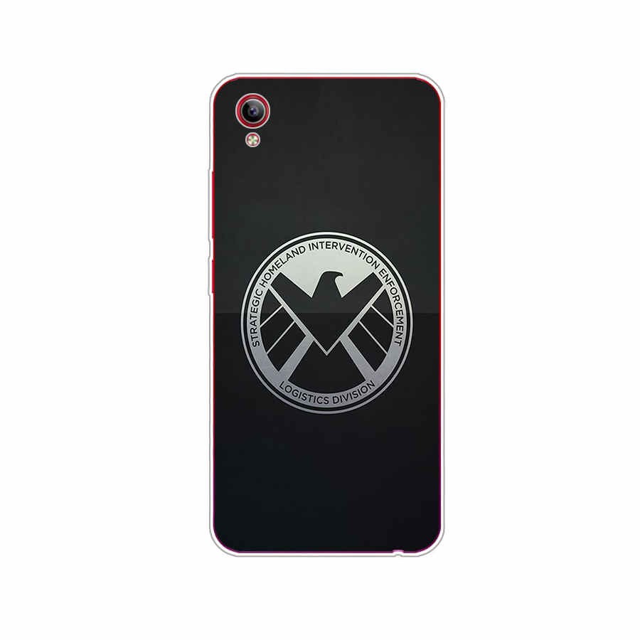 MARVEL Ốp Lưng Tpu In Hình Captain America Dễ Thương Cho Vivo Y53 Y55 Y91 Y91C S1 2019 S1 Pro