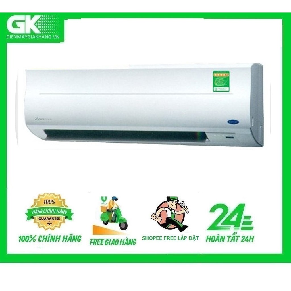 [Mã ELMS5TR giảm 5% đơn 5TR] 38/42 GCVBE 010-MIỄN PHÍ CÔNG LẮP ĐẶT-Máy lạnh Carrier Inverter 38/42 GCVBE 010