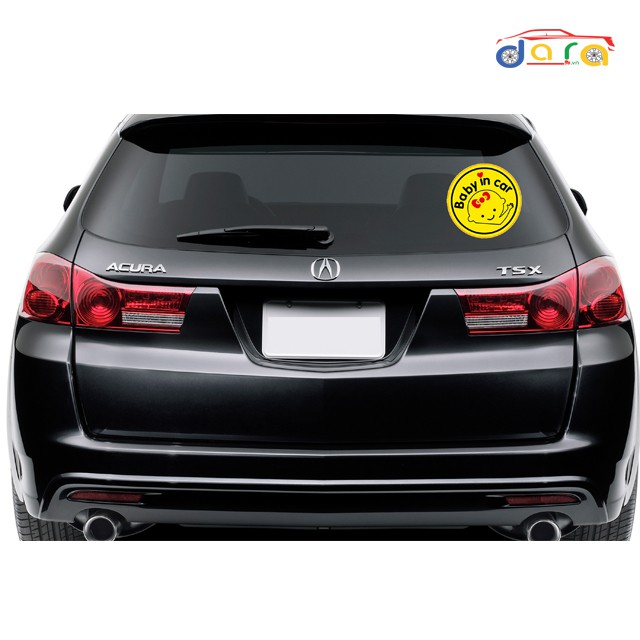 Decal dán xe ô tô BABY IN CAR