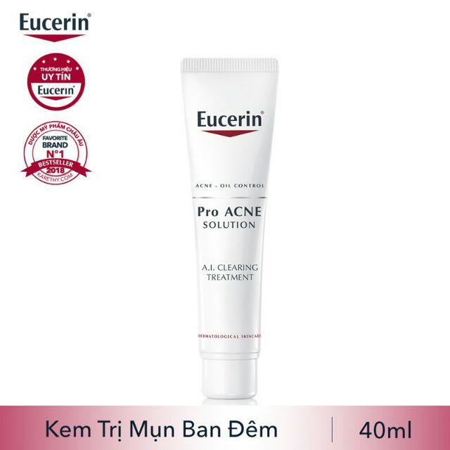 Gel giảm mụn  - EUCERIN ProAcne Solution AI Clearing Treatment 40ml