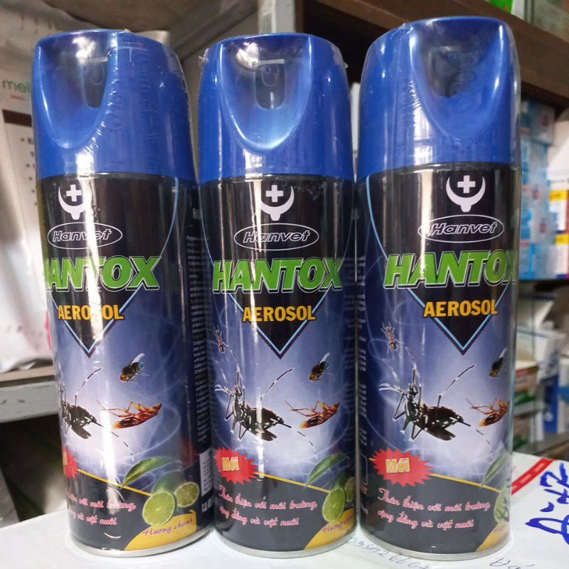 Xịt muỗi Hantox aerosol 400ml/600ml