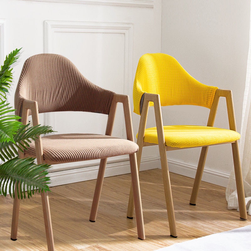 Vỏ Bọc Ghế Ngồi Bàn Ăn Hình Chữ A Thiết Kế Đục Lỗ Độc Đáo Tiện Dụng Cho Gia Đình