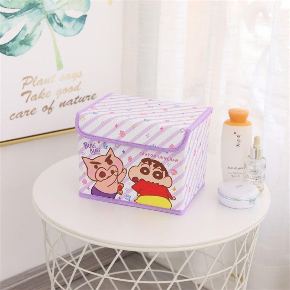 AROMA Hộp Đựng Đồ Trang Điểm Cỡ Lớn Chống Bụi In Hoạt Hình Dễ Thương