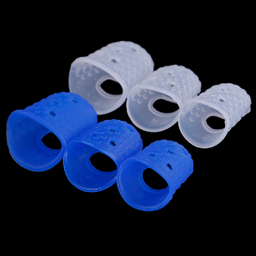 Bộ 4 Miếng silicone Bọc Đầu Ngón Tay Chơi Đàn guitar bass ukulele