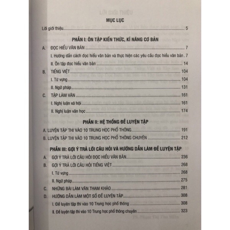 Sách - Ôn luyện thi vào lớp 10 môn Ngữ Văn