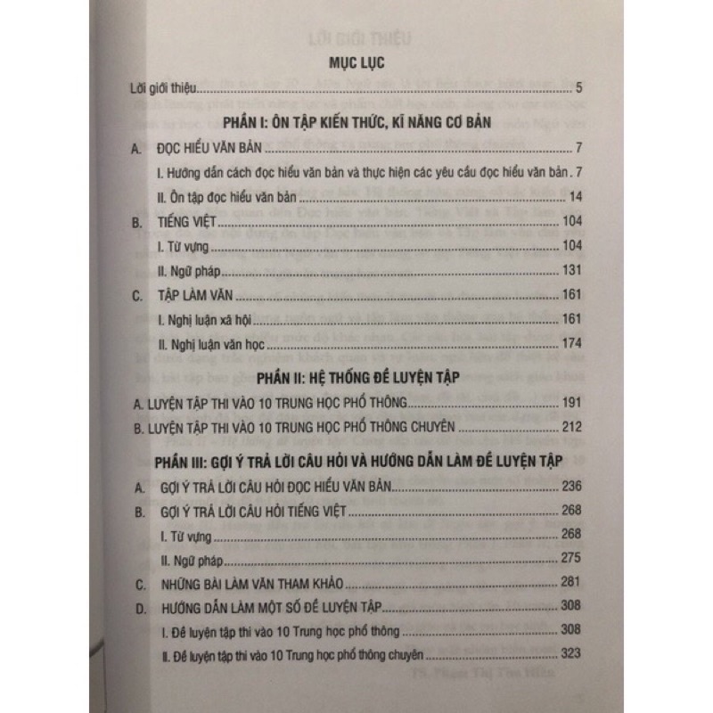 Sách - Ôn luyện thi vào lớp 10 môn Ngữ Văn