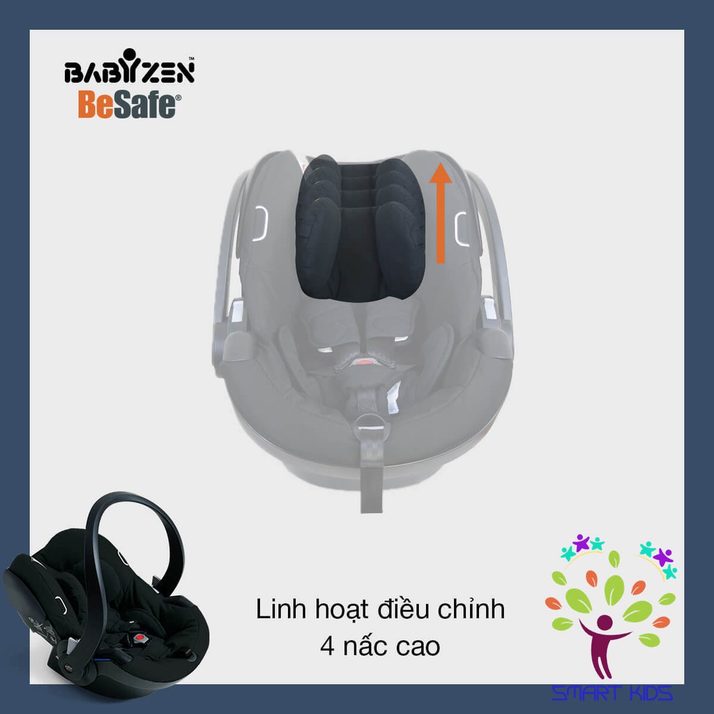 Ghế ngồi ô tô BABYZEN BeSafe iZi Go 3 in 1 i-Size Black