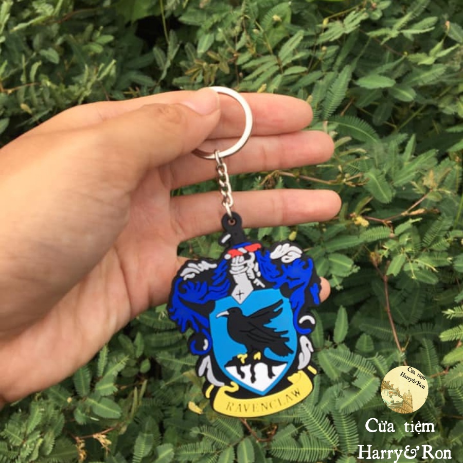 Móc khóa silicon đủ 4 nhà Harry Potter
