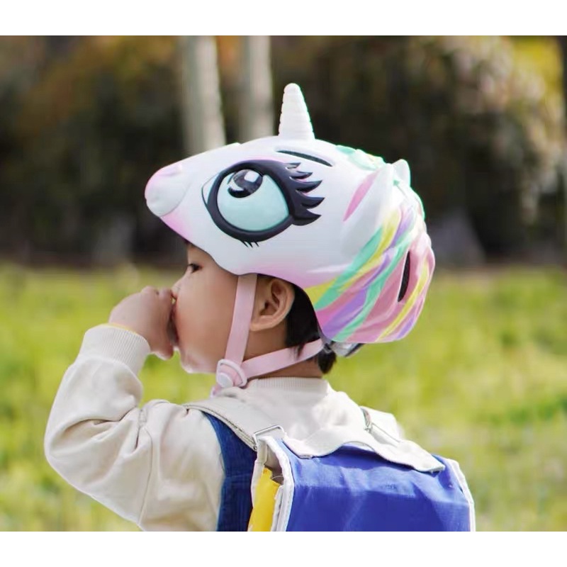 Mũ bảo hiểm hình thú Sunrimoon cho bé 2-8 tuổi siêu nhẹ 220g, có tăng giảm vòng đầu tiêu chuẩn CPSC Hoa Kỳ