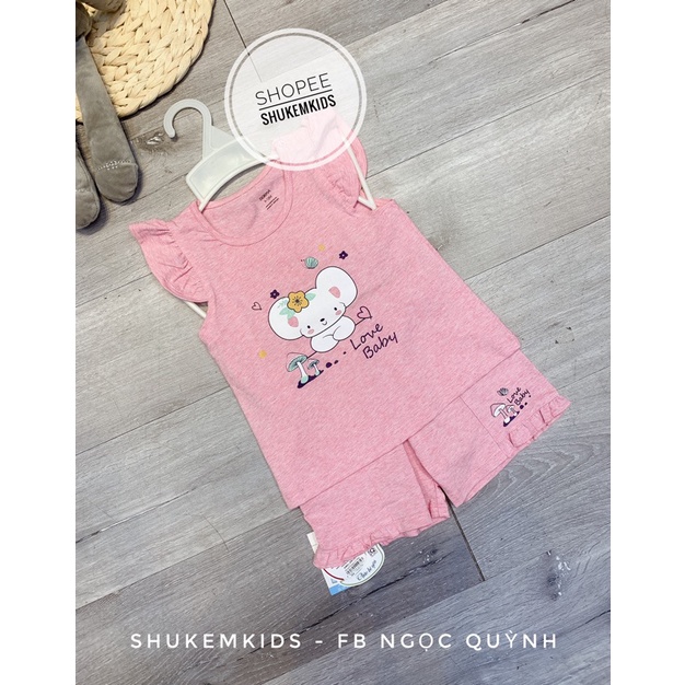 Dokma - Bộ sát nách phối màu mềm mại xinh xắn bé trai gái