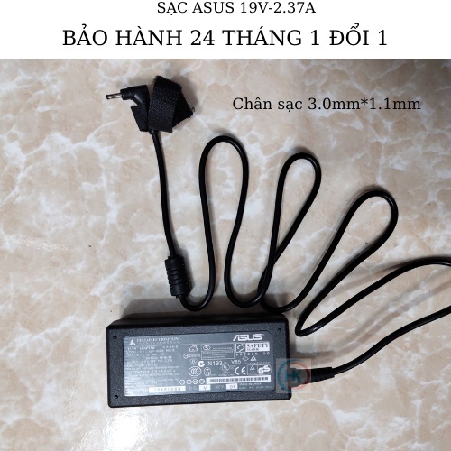 ▀ Sạc Laptop asus 19V-3.42A/2.37A chân nhỏ 3.0mmx1.1mm Asus UX31E, UX21E K401J-E1 K401L K401U K441 K441U F441S X200 ▀ 🄿