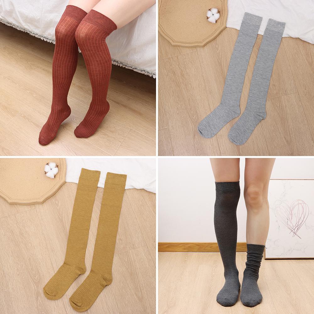 Giày Bốt Cổ Cao Qua Gối Màu Sắc Thời Trang Cho Nữ