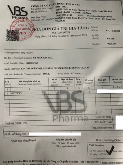 Optiway - Viên uống bổ mắt, giảm mỏi mắt, khô mắt, cải thiện thị lực, giúp mắt luôn sáng, khỏe