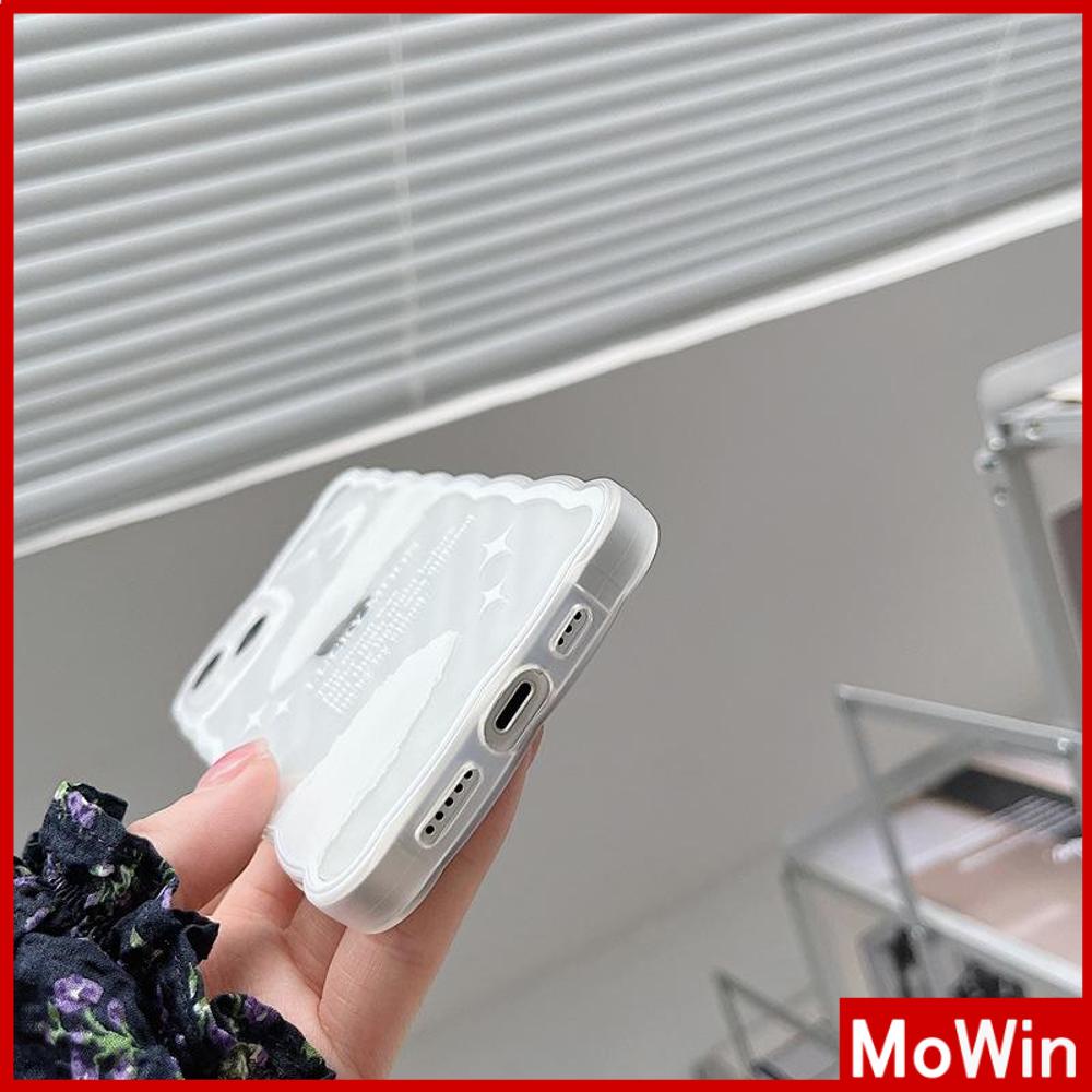 iPhone Case Silicone Soft Case Clear Case Wave Non-Slip Shockproof Camera Full Coverage Protection Moon Stars Clouds For iPhone 13 Pro Max iPhone 12 Pro Max iPhone 11 iPhone 7 Plus