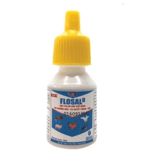 Combo 10 chai* 10ml Flosal D hen gà