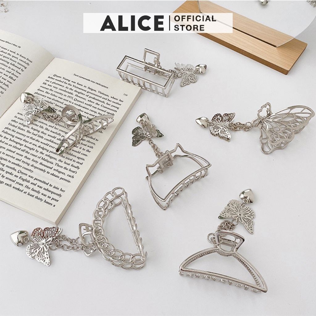 Kẹp Tóc Hàn Quốc Chất Liệu Hợp Kim ALICE Nhiều Kiểu Dáng Xinh Xắn Cho Bạn Nữ