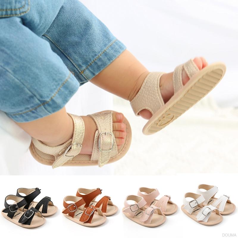 Xăng đan Da Pu Chống Trượt Cho Bé Tập Đi