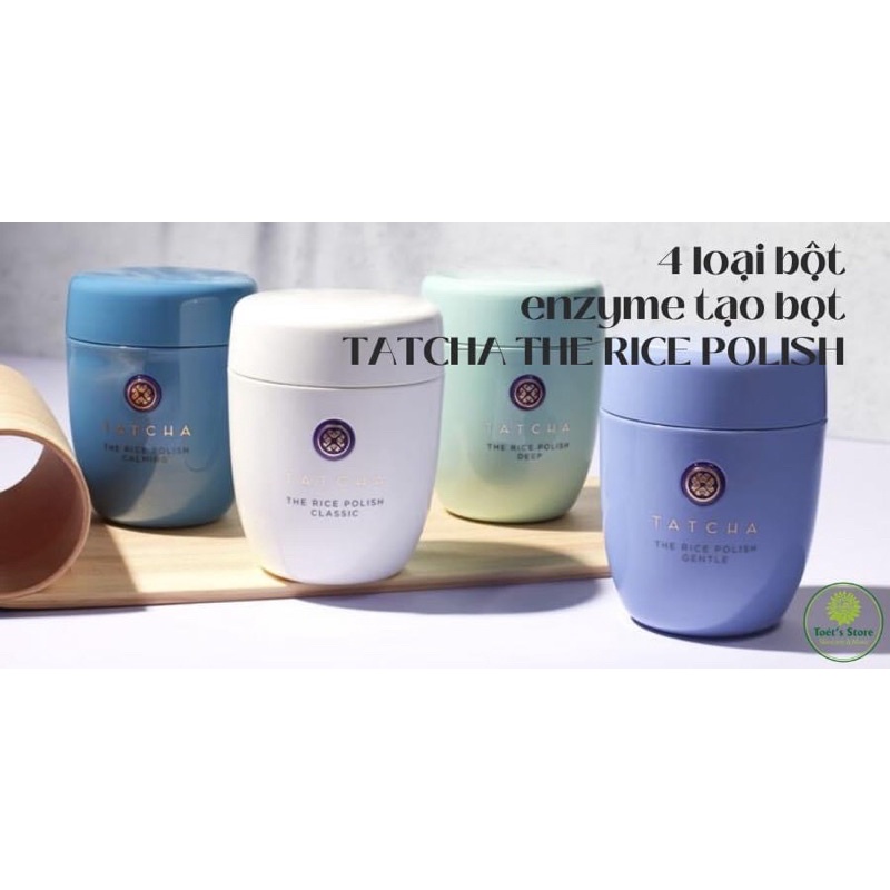 Bột rửa mặt tẩy da chết Tatcha Rice Polish