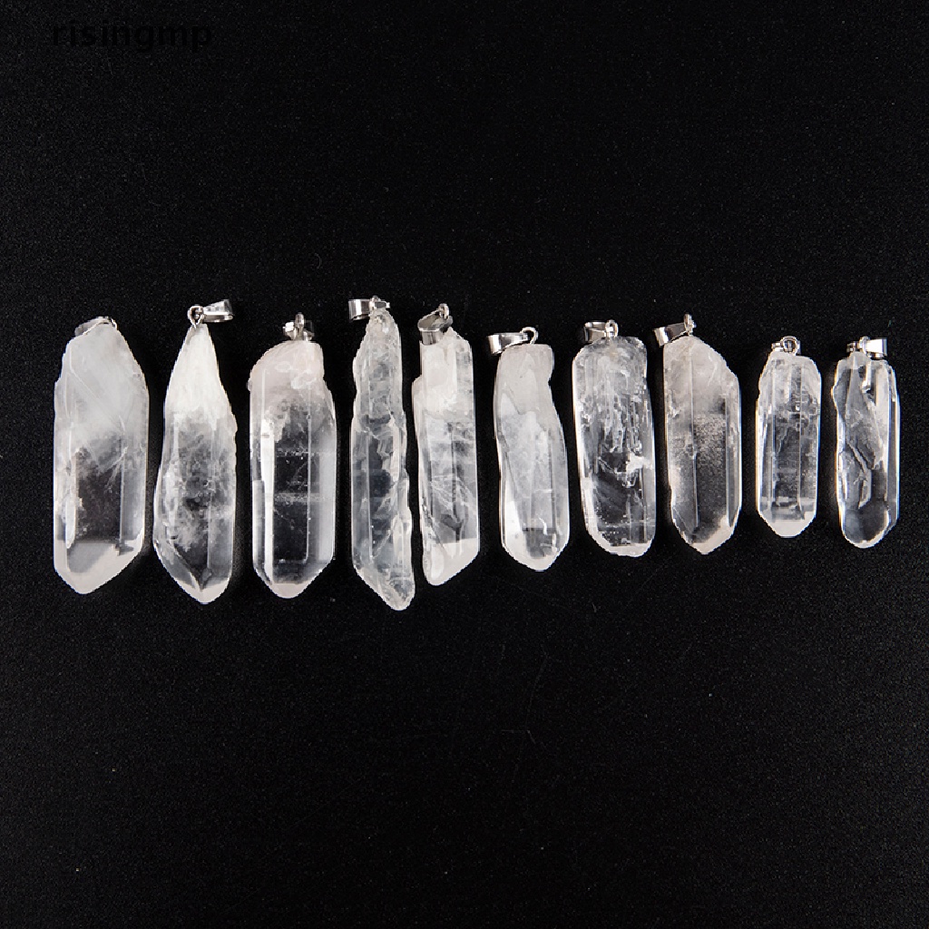 Mặt Dây Chuyền Bằng Đá Thạch Anh Tự Nhiên Trong Suốt DIY ♨Trên đó