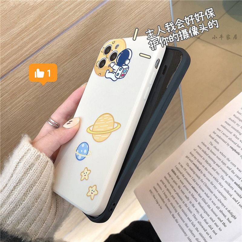 Ốp Điện Thoại In Hình Phi Hành Gia Độc Đáo Cho Iphone 11 / Promax / X / 8 / 6s / Xs / 7 / Plus / Xr / 12