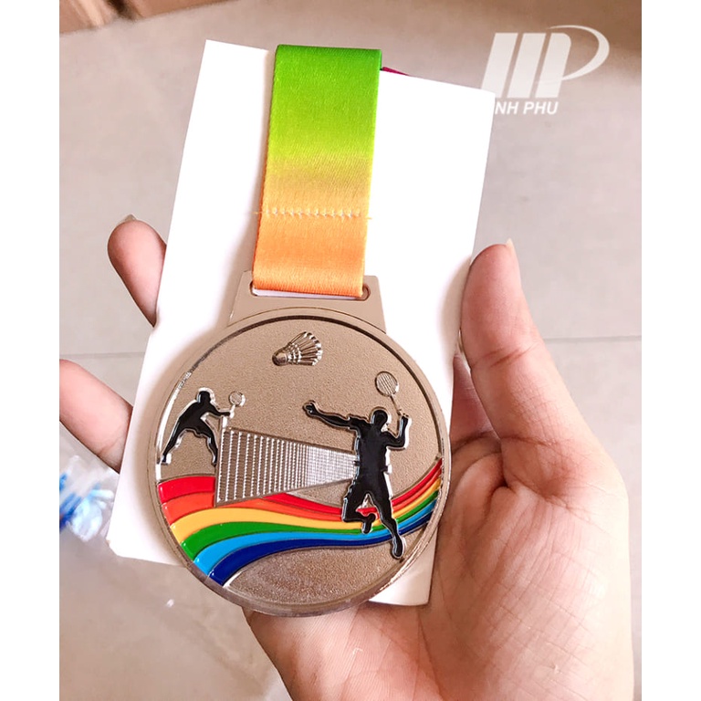 Huy Chương Cầu Lông Giá Rẻ || Huy Chương Thể Thao - Đường Kính 7cm + Kèm Dây Đeo