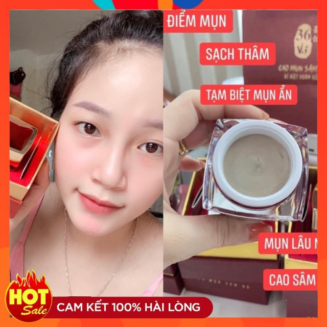 Cao mụn sâm đỏ 36 vị Meea Oranic hàng công ty | BigBuy360 - bigbuy360.vn
