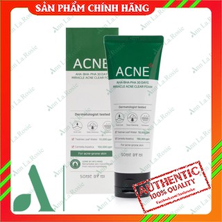 Sữa Rửa Mặt Some By Mi AHA-BHA-PHA 30 Days Miracel Acne Clear Foam