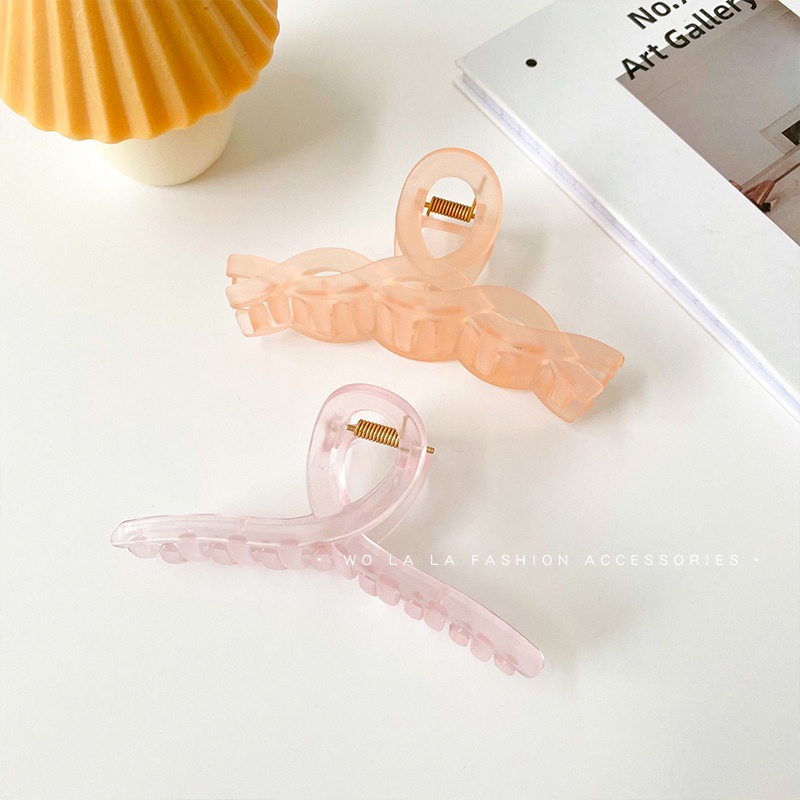 Kẹp Tóc Nhiều Màu Sắc Bằng Acrylic Thời Trang Sành Điệu Cho Nữ