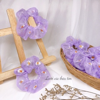 DÂY BUỘC TÓC ĐEO TAY HOA CÚC - SRUNCHIES DAISY
