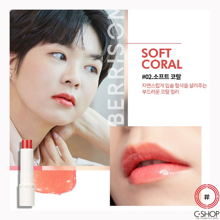 Son dưỡng mềm môi BERRISOM Real Me Bouncy Lip Balm_Mỹ phẩm Hàn Quốc chính hãng