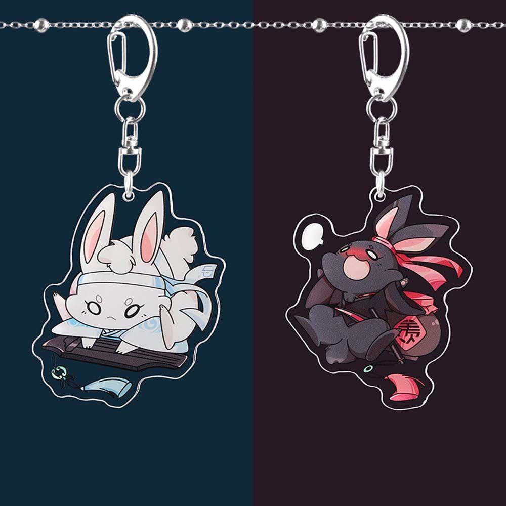 RALPH Mo Dao Zu Shi Móc Chìa Khóa Anime Hai Mặt Bằng Acrylic Wei Wuxian Lan WangJi