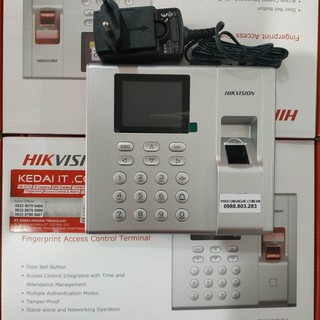 Máy chấm công vân tay Hikvision DS-K1T8003MF