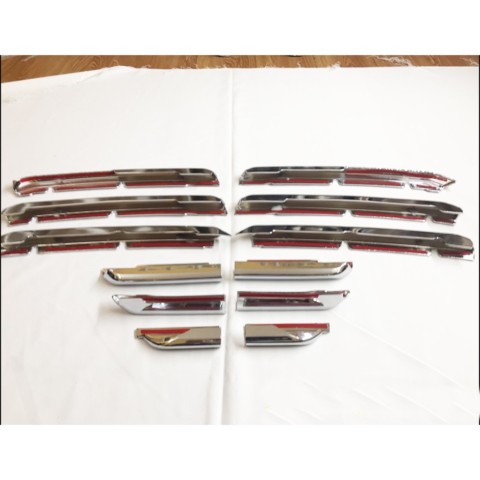 Ốp Trang Trí Mặt Ca lăng Mazda 3 2015 - 2016 , Mạ Crom Cao Cấp