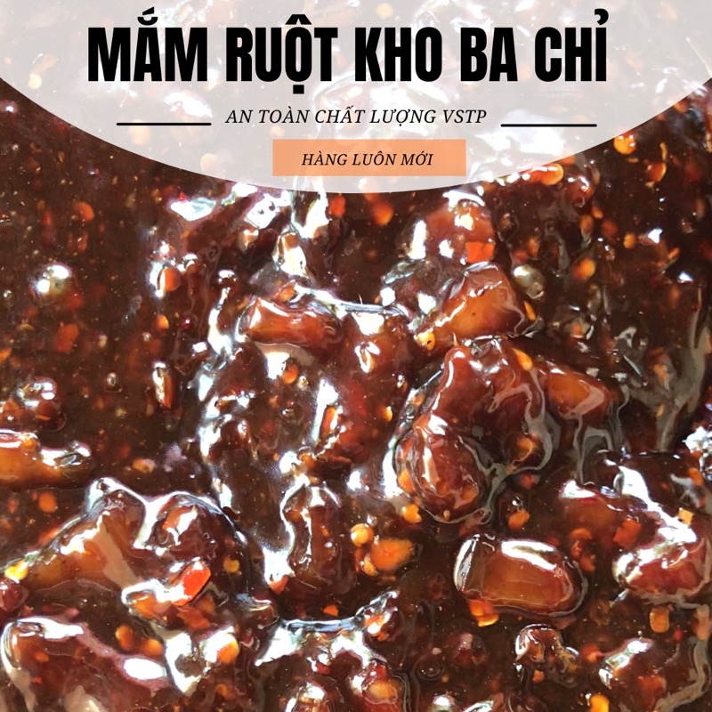 (Hàng mới) MẮM RUỘT KHO THỊT BA CHỈ 250G