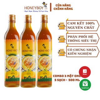 Bộ 3 mật ong thiên nhiên 5 sạch honeyboy 500ml
