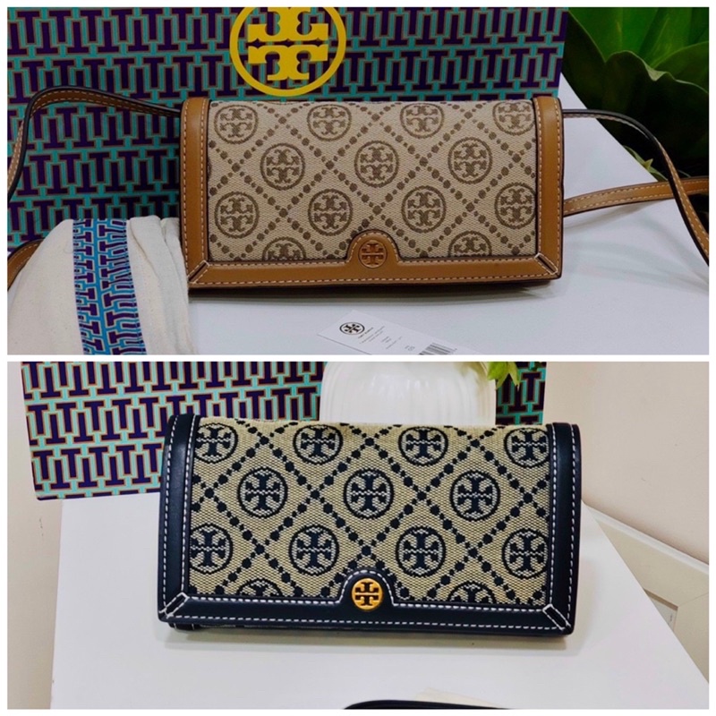 Túi Burch T Monogram Jacquard Crossbody rất đẹp