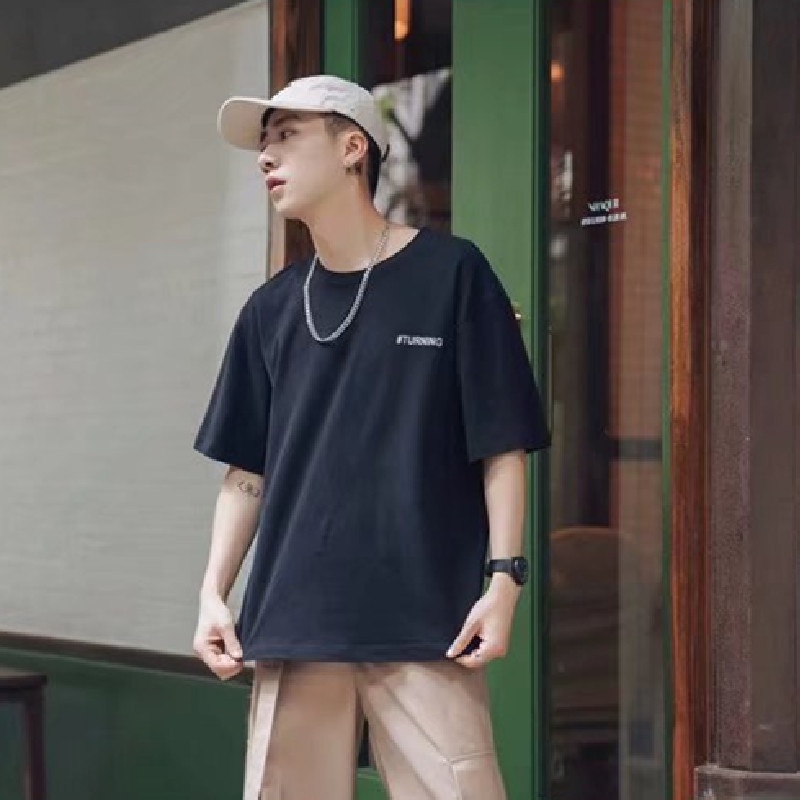 Áo Thun Nam Ngắn Tay Cổ Tròn Thời Trang