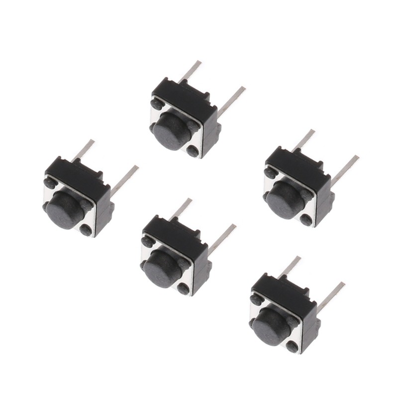 Set 100 Công Tắc Nhấn Tạm Thời 6x6x5mm 2 Pin