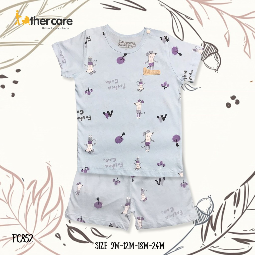 Bộ Quần áo trẻ em FatherCare Cài vai CT - Chuột Ballet FC852