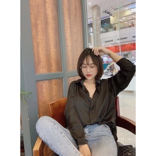 Sistersister best seller - áo sơ mi lụa silk shirt