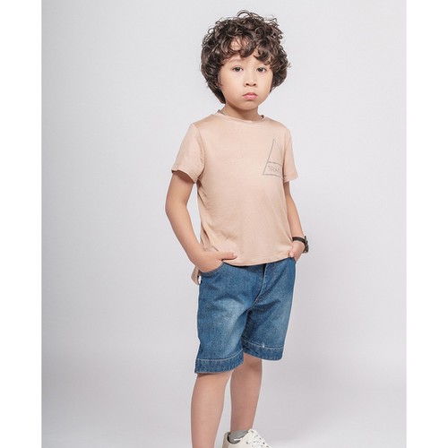 Áo thun bé trai lệch tà Cotton siêu mát LK0080 - Lovekids