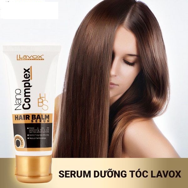 Serum huyết thanh dưỡng bóng tóc Lavox Ultra Shiny smoothing nuôi dưỡng tóc khô xơ, xoăn cứng chẻ chẻ ngọn Không có đánh