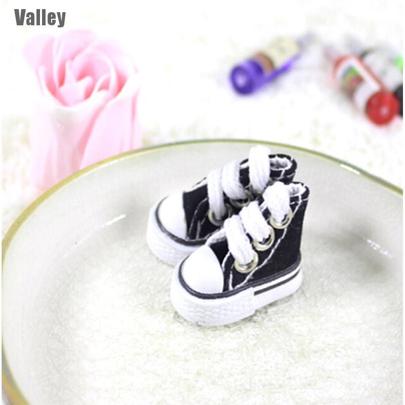 Đôi Giày Vải Canvas 5cm Thời Trang Cho Búp Bê Nga Bby